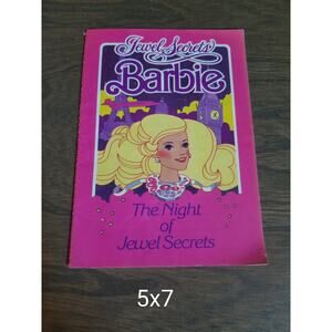 Jewel Secrets BARBIE 1986 Storybook The Night of Jewel Secrets